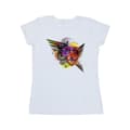 Miniatyrbillede 1 af 3: Marvel Womens/Ladies Guardians Of The Galaxy Abstract Shield Chest Cotton T-Shirt