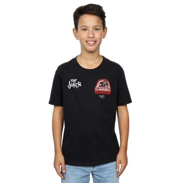 DC Comics Pojkar Justice League Joker Forever Evil T-shirt med brösttryck