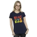 Pikkukuva 2 / 4: Disney Womens/Ladies The Lion King Brave Like Dad Cotton T-Shirt