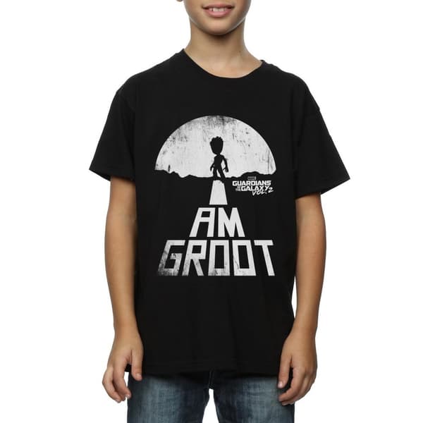 Marvel Boys Guardians Of The Galaxy I Am Groot White T-Shirt