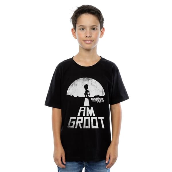 Marvel Boys Guardians Of The Galaxy I Am Groot White T-Shirt