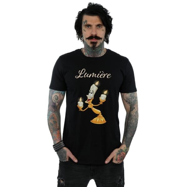 Disney Mens Beauty And The Beast Be Our Guest T-Shirt