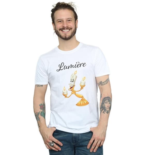 Disney Mens Beauty And The Beast Be Our Guest T-Shirt