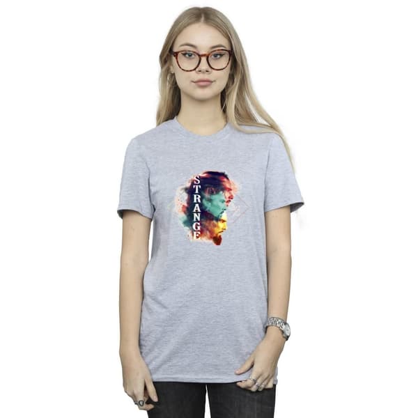 Marvel Womens/Ladies Doctor Strange Cloud Cotton Boyfriend T-Shirt