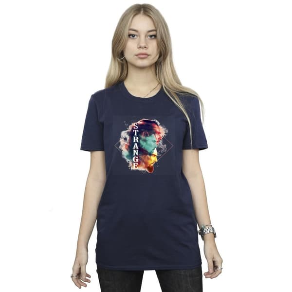 Marvel Womens/Ladies Doctor Strange Cloud Cotton Boyfriend T-Shirt