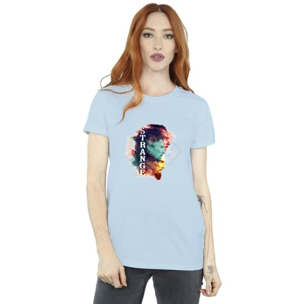 Marvel Womens/Ladies Doctor Strange Cloud Cotton Boyfriend T-Shirt