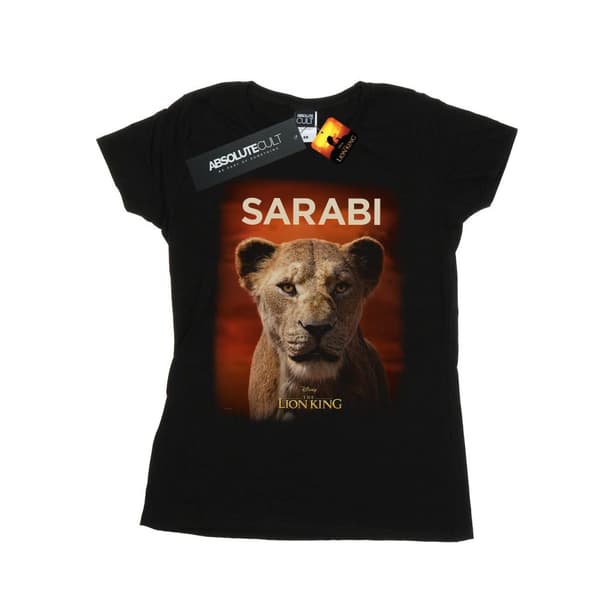 Disney Womens/Ladies The Lion King Movie Sarabi Poster Cotton T-Shirt