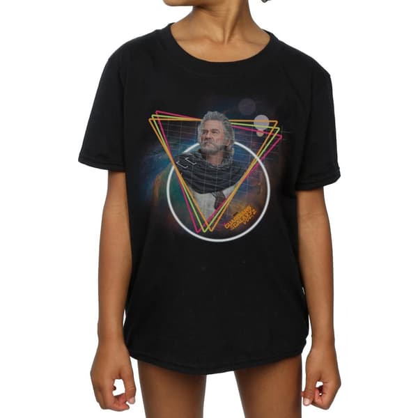 Marvel Girls Guardians Of The Galaxy Neon Ego Cotton T-Shirt