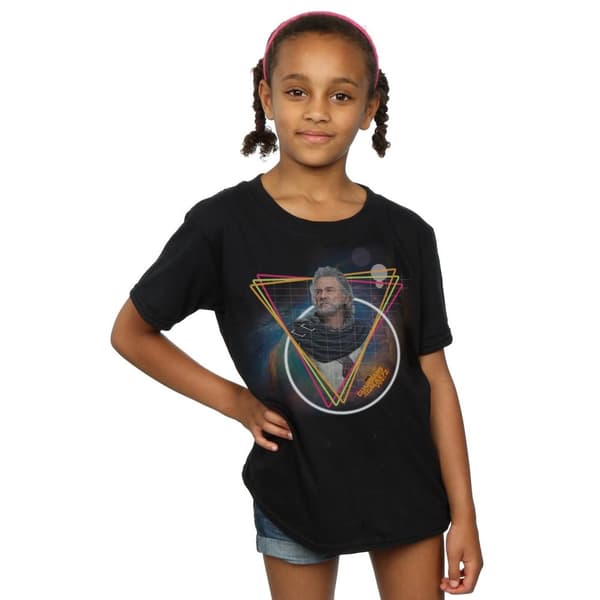 Marvel Girls Guardians Of The Galaxy Neon Ego Cotton T-Shirt