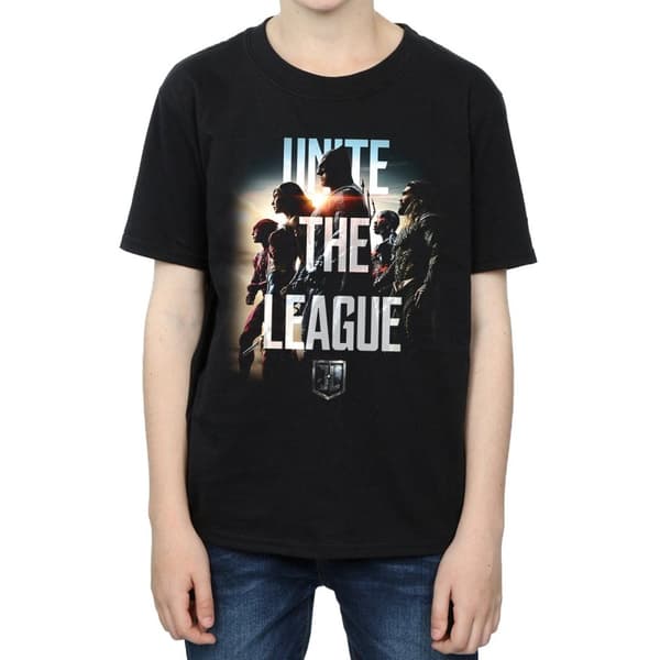 DC Comics T-shirt för pojkar från Justice League-filmen Unite The League