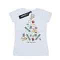 Miniatyrbild 1 av 3: Friends T-shirt i bomull med julgran för kvinnor/damer