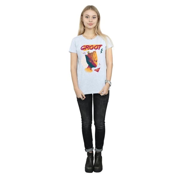Marvel Dam/Tjej Guardians Of The Galaxy Vol. 2 80s Groot Bomulls-T-shirt