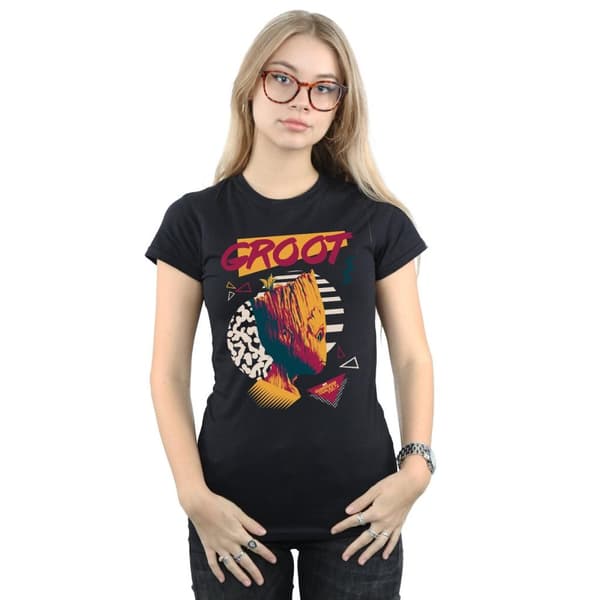 Marvel Womens/Ladies Guardians Of The Galaxy Vol. 2 80s Groot Cotton T-Shirt