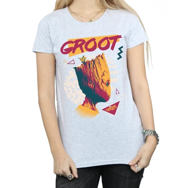 Marvel Dam/Tjej Guardians Of The Galaxy Vol. 2 80s Groot Bomulls-T-shirt