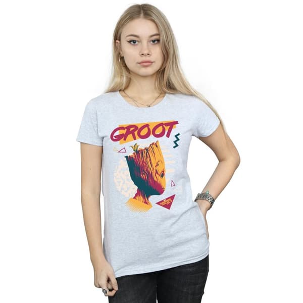 Marvel Dam/Tjej Guardians Of The Galaxy Vol. 2 80s Groot Bomulls-T-shirt