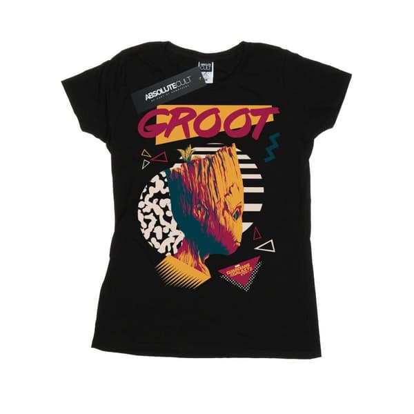 Marvel Womens/Ladies Guardians Of The Galaxy Vol. 2 80s Groot Cotton T-Shirt