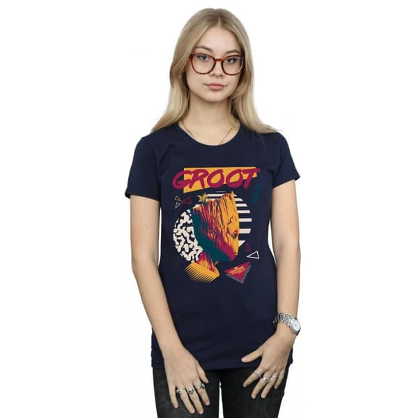Marvel Womens/Ladies Guardians Of The Galaxy Vol. 2 80s Groot Cotton T-Shirt