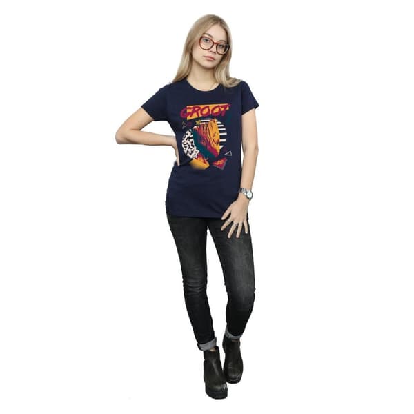 Marvel Womens/Ladies Guardians Of The Galaxy Vol. 2 80s Groot Cotton T-Shirt