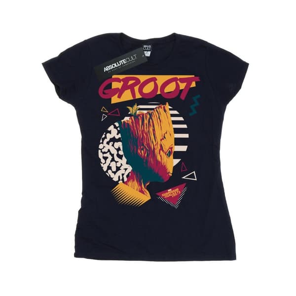 Marvel Womens/Ladies Guardians Of The Galaxy Vol. 2 80s Groot Cotton T-Shirt