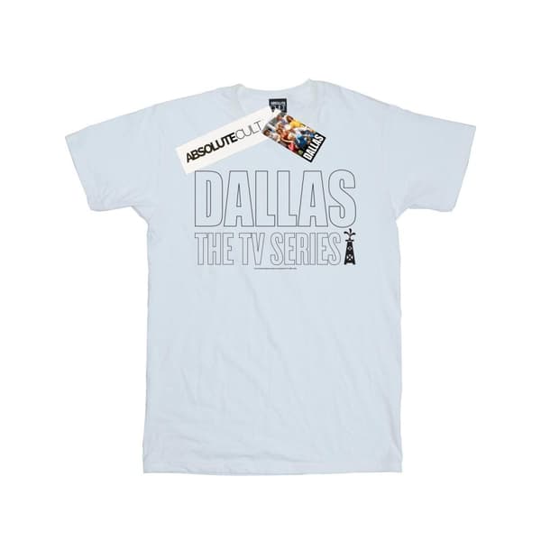 Dallas Womens/Ladies TV Series Logo Cotton Boyfriend T-Shirt
