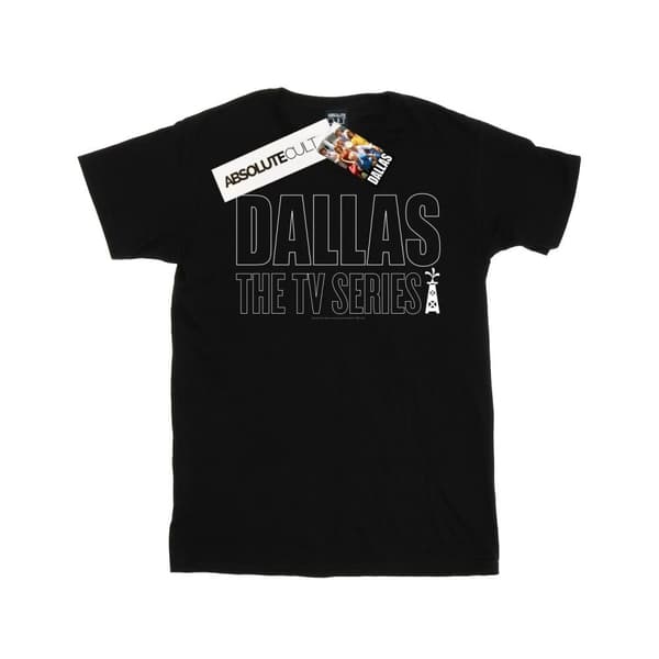 Dallas Womens/Ladies TV Series Logo Cotton Boyfriend T-Shirt