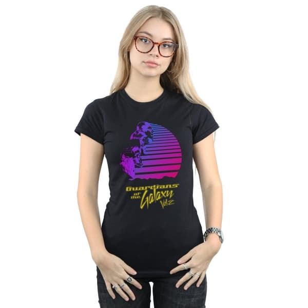 Marvel Womens/Ladies Guardians Of The Galaxy Vol. 2 Retro Cotton T-Shirt
