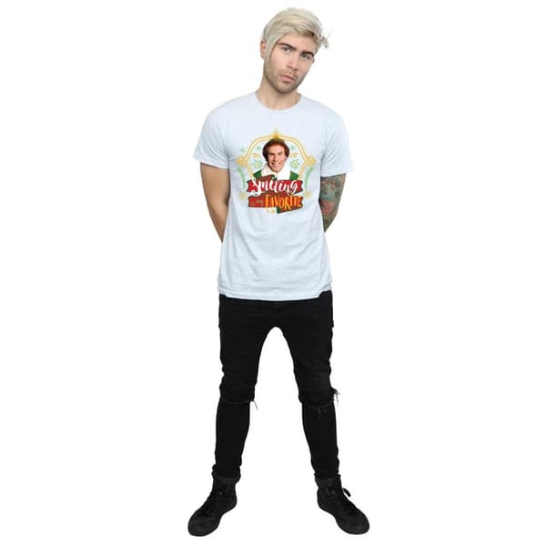 Elf T-shirt med leende Buddy för herrar