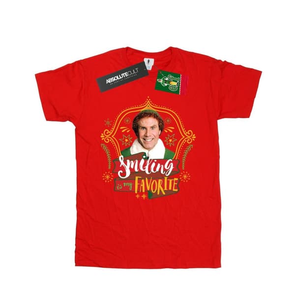 Elf T-shirt med leende Buddy för herrar
