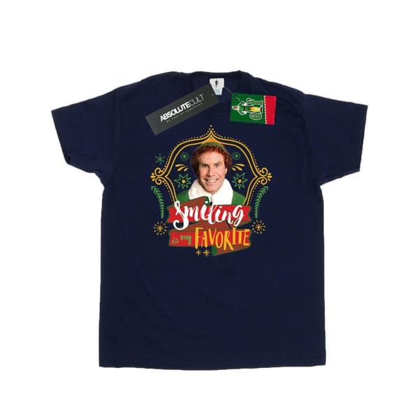 Elf Mens Buddy Smiling T-Shirt