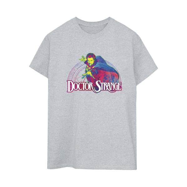 Marvel Dam/Tjej Doctor Strange Pyschedelic Boyfriend T-shirt i bomull