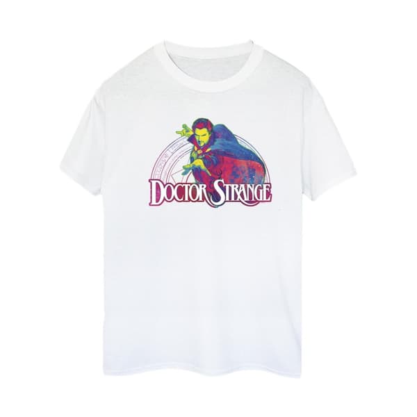 Marvel Womens/Ladies Doctor Strange Pyschedelic Cotton Boyfriend T-Shirt