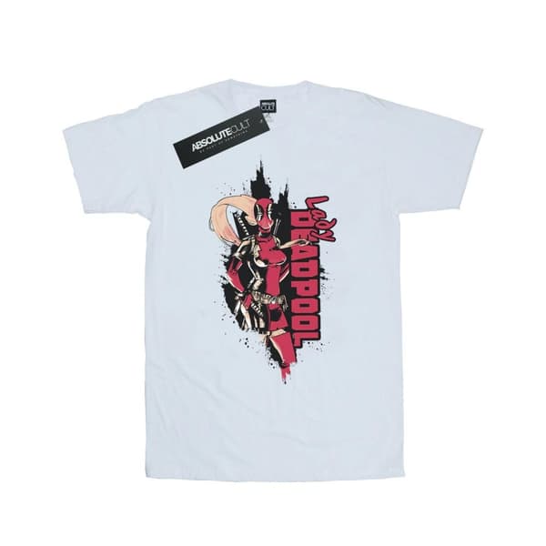 Marvel Womens/Ladies Deadpool Lady Deadpool Cotton Boyfriend T-Shirt