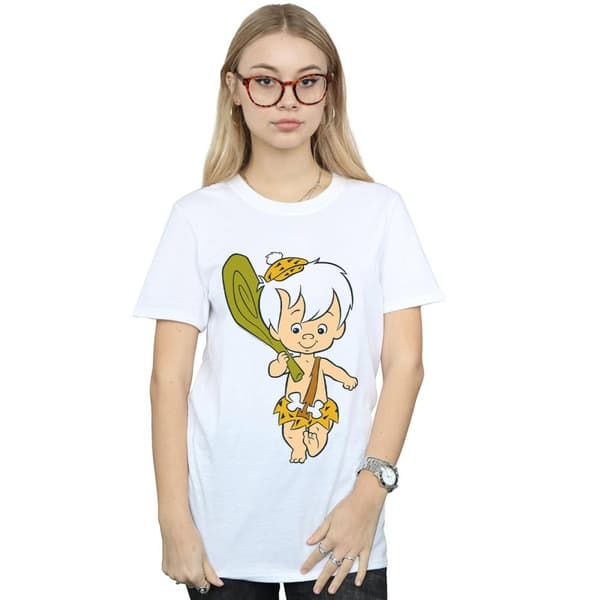 The Flintstones Womens/Ladies Bamm Bamm Classic Pose Cotton Boyfriend T-Shirt