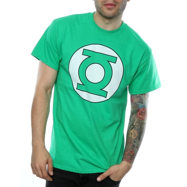 DC Comics Mens Green Lantern Logo T-Shirt