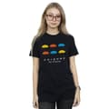 Miniatyrbild 2 av 3: Friends Boyfriend-t-shirt i bomull med färgade paraplyer för damer/damer