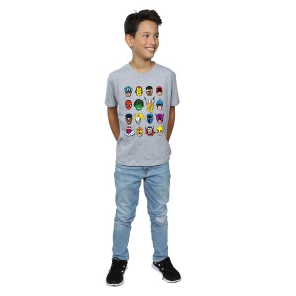 Marvel Boys Comics Faces T-Shirt