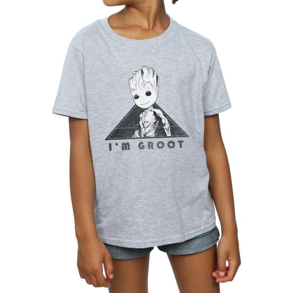 Marvel Girls Guardians Of The Galaxy Vol. 2 Groot Mono Triangle T-shirt i bomull
