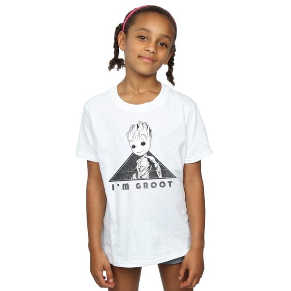 Marvel Girls Guardians Of The Galaxy Vol. 2 Groot Mono Triangle T-shirt i bomull