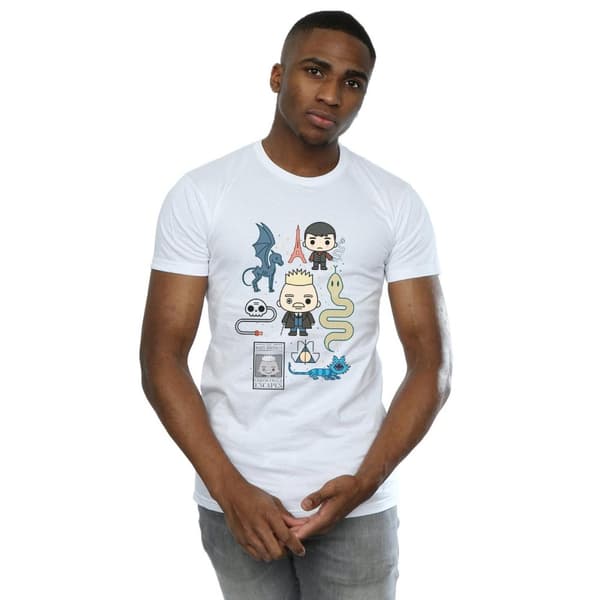 Fantastic Beasts Mens Chibi Grindelwald T-Shirt