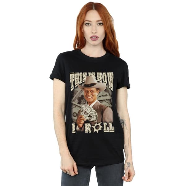 Dallas Womens/Ladies This Is How I Roll Cotton Boyfriend T-Shirt