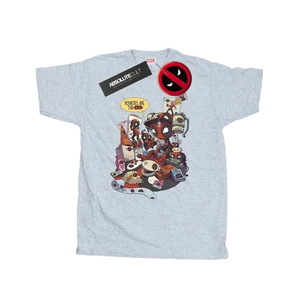 Marvel Mens Deadpool Merchandise Royalties T-shirt