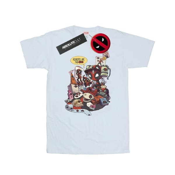 Marvel Mens Deadpool Merchandise Royalties T-shirt