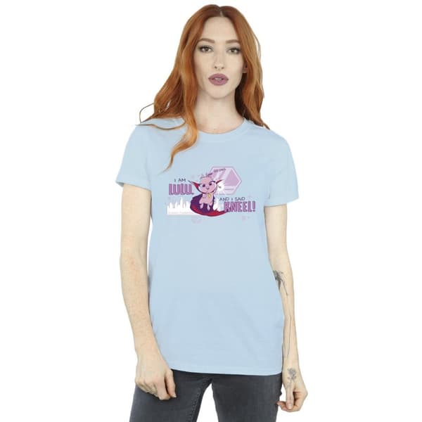 DC Comics Womens/Ladies DC Comics DC League Of Super-Pets Lulu Evil Genius Cotton Boyfriend T-Shirt
