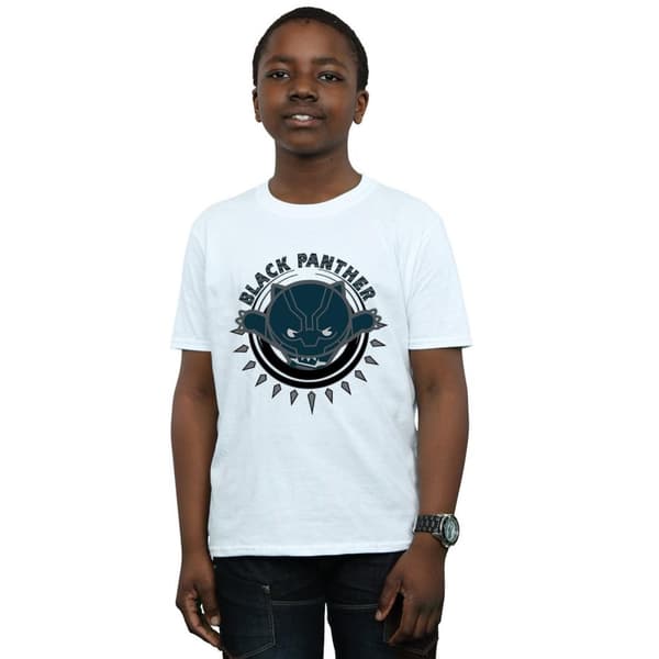 Marvel Pojkar - Kawaii Black Panther Pounce T-shirt