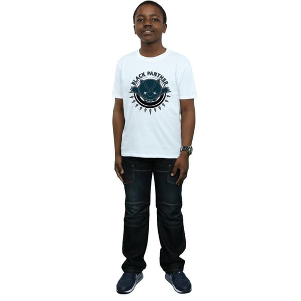 Marvel Boys Kawaii Black Panther Pounce T-Shirt