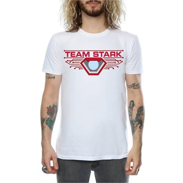 Marvel Mens Captain America Civil War Team Stark T-shirt