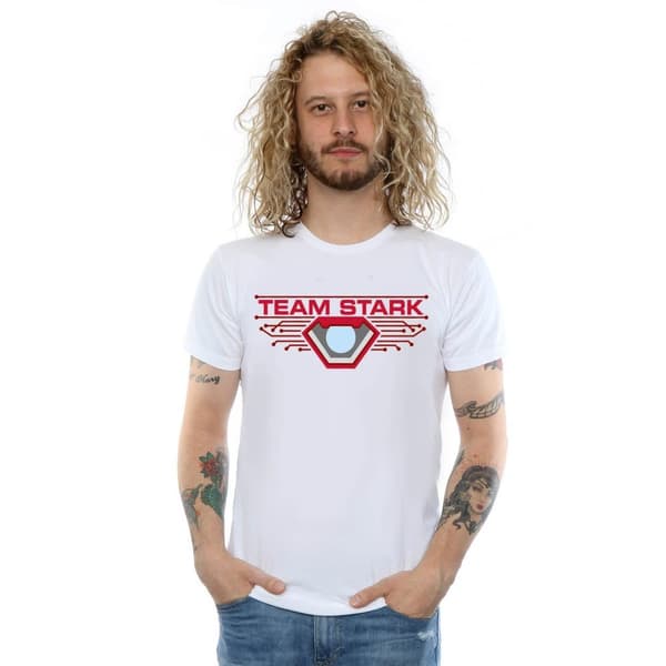 Marvel Mens Captain America Civil War Team Stark T-shirt