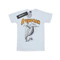 Miniatyrbilde 1 av 3: DC Comics Womens/Ladies Aquaman Mono Action Pose Cotton Boyfriend T-Shirt