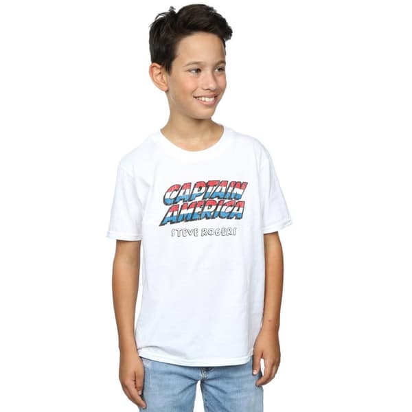 Marvel Boys Captain America AKA Steve Rogers T-Shirt