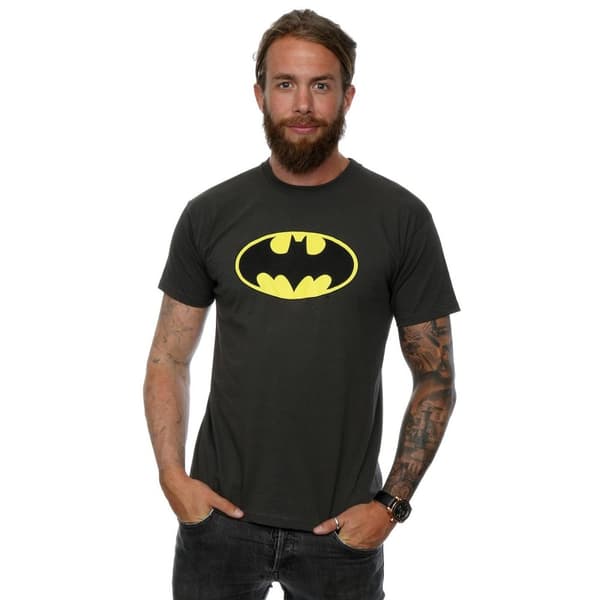 DC Comics Mens Batman Logo T-Shirt